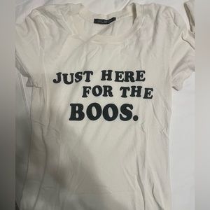 Wildfox Just Here For The Boos Tee